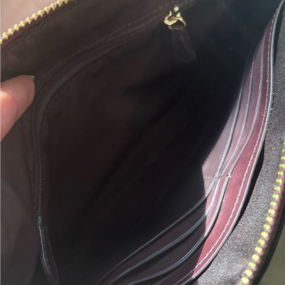 Coach Brown Crossbody Bag with Rainbow Graffiti - Picture 4 of 6